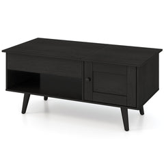 Lift Top Coffee Table with Storage and Hidden Compartment