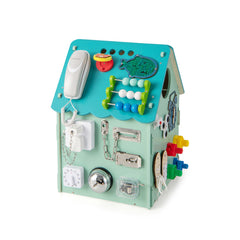 Montessori Play House with Sensory Games and Interior Storage Space