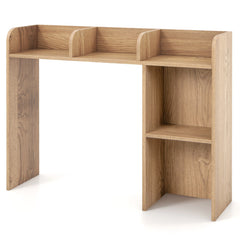 3-Tier Multipurpose Desk Bookshelf with 4 Shelves