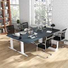 Office Guest Chairs Set of 4 with Metal Sled Base and Armrests