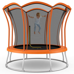 10 Feet Unique Flower Shape Trampoline with Galvanized Steel Frame