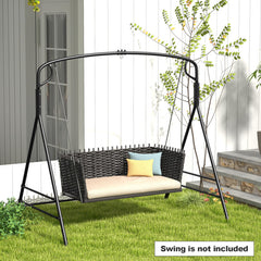 Outdoor Metal Swing Frame with Extra Side Bars