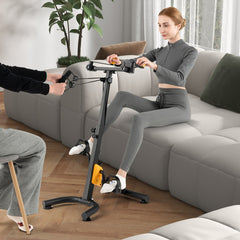 Pedal Exerciser with Adjustable Handgrip for Seniors