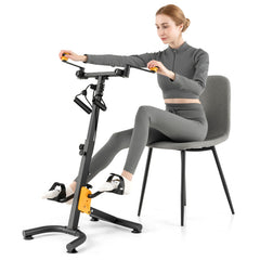 Pedal Exerciser with Adjustable Handgrip for Seniors