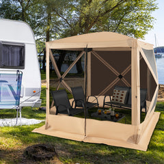 Pop Up Gazebo with Netting and Carry Bag