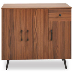 Sideboard Cabinet with 3 Doors and Pull out Drawer Adjustable Shelves