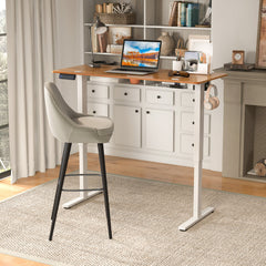 55 x 24 Inches Sit Stand Home Office Desk with 3 Memory Height Settings