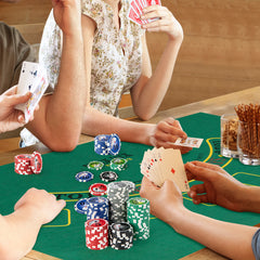 Texas Holdem Poker Chip Set with 300 Pieces Chips