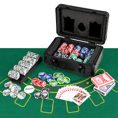 Texas Holdem Poker Chip Set with 300 Pieces Chips