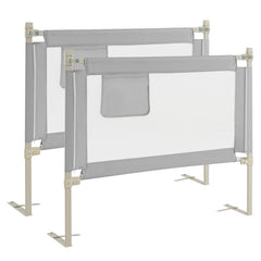 Toddler Bedrail with Side Pocket and 24 Adjustable Heights