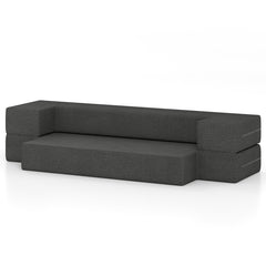 8 Inch Convertible Folding Sofa Bed with Washable Cover