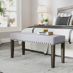 42.5 Inch Upholstered Entryway Bench End of Bed Bench