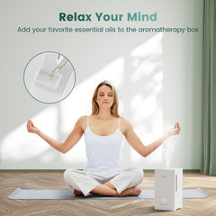 4L Ultrasonic Humidifier with Essential Oil Diffuser and 2 Mist Levels