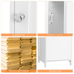 72 Inche Tall Freestanding Bathroom Storage Cabinet