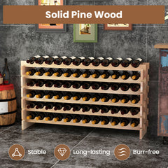 Wooden Bottle Rack Wine Holder for Bottles