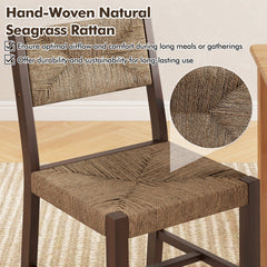 Wooden Dining Chair Set of 2 for Kitchen Dining Room