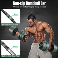 Adjustable Weight Dumbbell Set with Connector