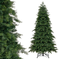 Artificial Christmas Tree Green Hinged Holiday Tree with 721/1019 Lush Branch Tips