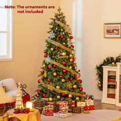 Artificial Christmas Tree Green Hinged Holiday Tree with 721/1019 Lush Branch Tips
