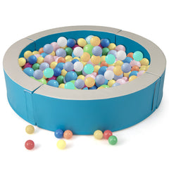 Detachable Foam Ball Pit with 50 Colorful Ocean Balls