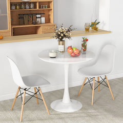 32 Inch Modern Tulip Round Dining Table with MDF Top