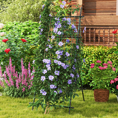 Garden Cucumber Trellis with PE-Coated Frame for Climbing Plants