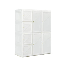 Foldable Closet Clothes Organizer with 8 Cubby Storage