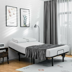 Ergonomic Adjustable Bed Base with Head and Foot Incline