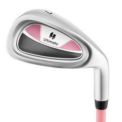 Junior #7 Iron for Kids with Fiberglass Shaft and Headcover