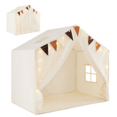 Large Toddler Playhouse Tent with Door Curtains Windows