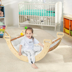 2-in-1 Arch Rocker with Soft Cushion for Toddlers