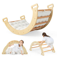 2-in-1 Arch Rocker with Soft Cushion for Toddlers