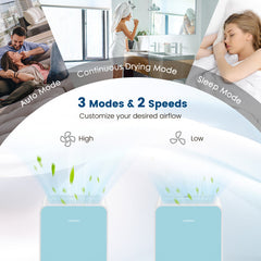 32 Pints/Day Portable Quiet Dehumidifier for Rooms up to 2500 Sq. Ft