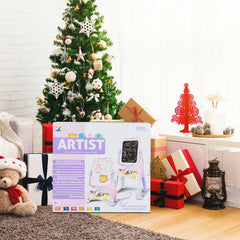 Kids Height Adjustable Double Side Magnetic Art Easel