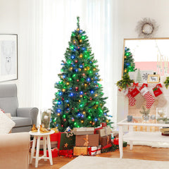 6 Feet Christmas Tree Pre-Lit, 3-Minute Quick Shape