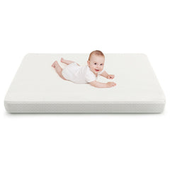 38 x 26 Inch Dual Sided Pack and Play Baby Mattress Pad with Removable Washable Cover