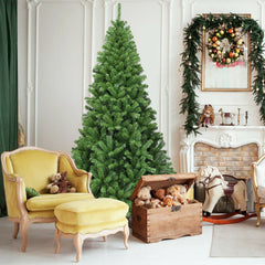 6/7.5/9 Feet Premium Artificial Hinged PVC Christmas Tree with Metal Stand