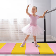 6 Feet x 2 Feet x 2.5 Inch 3-Fold Gymnastics Tumbling Fitness Mat