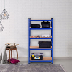 Adjust 30 x60 Inch 5 Level Garage Tool Shelf Storage