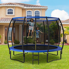 12FT ASTM Approved Recreational Trampoline with Ladder
