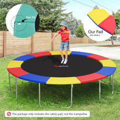 12 Feet Waterproof and Tear-Resistant Universal Trampoline Safety Pad Spring Cover