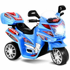 6 V 3 Wheels Kids Ride on Motorcycle with Lights and Music