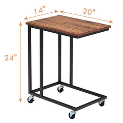 Rectangle Laptop Holder Sofa Mobile Side End Mobile Table