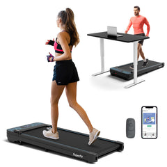 Walking Pad with 300 lbs Weight Capacity and Remote Control for Home