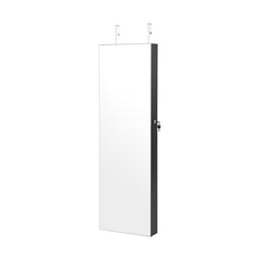 Wall Mounted Jewelry Cabinet with 3-Color Lights