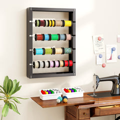 Wire Spool Rack with 4 Rods for Electrical Industrial and Retail Use